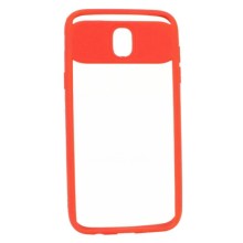 Чохол-бампер Transparent для Samsung Galaxy J5-2017, J530F (європейська версія) – Червоний