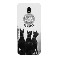 Чехлы VERSACE для Самсунг J5 2017, J5 европейская версия (PREMIUMPrint) (Доберман Версаче)