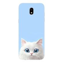 Чехол на тематику: Коты для Samsung Galaxy J5 2017, (J530F европейская версия) – Белый кот