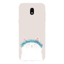Чехол на тематику: Коты для Samsung Galaxy J5 2017, (J530F европейская версия) – Белый котик