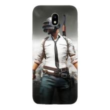 Силиконовый чехол с картинкой "Герой Pubg" на Samsung Galaxy J5 2017, (J530F европейская версия) – Пабг