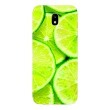 Чехол с изображением  вкусной еды для Samsung Galaxy J5 2017, (J530F европейская версия) – Лайм