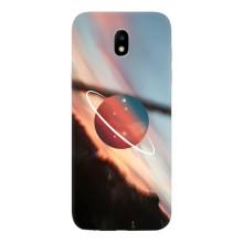 Чехол (ТПУ) с планетами на Samsung Galaxy J5 2017, (J530F европейская версия) – Сатурн