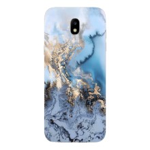 Мраморный чехол на Samsung Galaxy J5 2017, (J530F европейская версия) (VPrint) (Нежный мрамор)