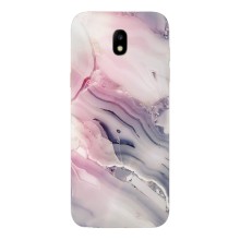 Мраморный чехол на Samsung Galaxy J5 2017, (J530F европейская версия) (VPrint) (Пурпурный Мрамор)
