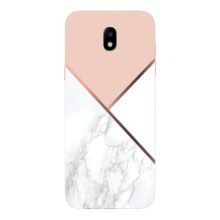 Мраморный чехол на Samsung Galaxy J5 2017, (J530F европейская версия) (VPrint) (Тройной мрамор)