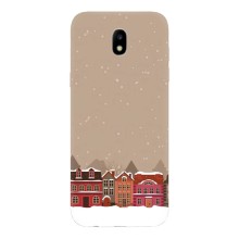 Новорічні, Святкові Чохли для Samsung Galaxy J5 2017, (J530F европейская версия) - 2024 год (Зимове місто)
