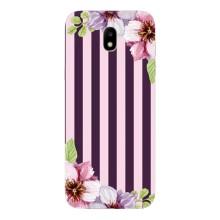 Чехлы с тематикой "ЦВЕТЫ" на Samsung Galaxy J5 2017, (J530F европейская версия) (Обои)