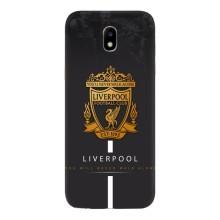 Силиконовые Чехлы принт Футбол на Samsung Galaxy J5 2017, (J530F европейская версия) – Liverpool