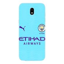 Силиконовые Чехлы принт Футбол на Samsung Galaxy J5 2017, (J530F европейская версия) – Man City