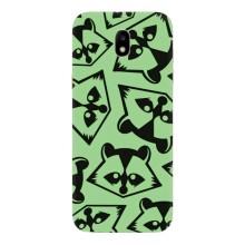 Силиконовый Чехол с Енотами на Samsung Galaxy J5 2017, (J530F европейская версия) – Мордочки Енота