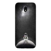 Силіконовый Чохол з принтом "Космонавти" на Samsung Galaxy J5 2017, (J530F европейская версия) – Космонавт романтик