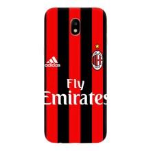 Чохли для Samsung Galaxy J7 2017 (J730F европейская версия) (VPrint) - Футбольні клуби (Milan)