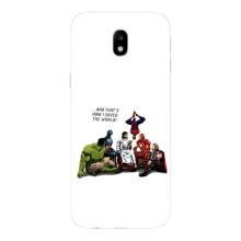 Чохли для Samsung Galaxy J7 2017 (J730F европейская версия) (Для Християн) – Ісус супергерой