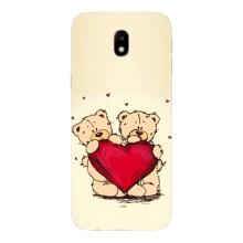 Чехлы для любимой на Самсунг J7 2017, J7 европейська версія (VPrint) (Медвежата)