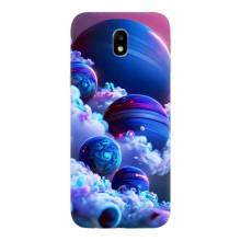 Чохли КОСМОС  на Samsung Galaxy J7 2017 (J730F европейская версия) – Сині планети