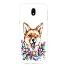 Чохли з картинкою Лисичка для Samsung Galaxy J7 2017 (J730F европейская версия) (VPrint) (Весела лисичка)