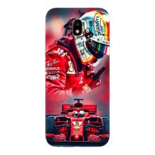 Чохли з Машинами на Самсунг J7 2017, J7 европейська версія (VPrint) (Гонщик)