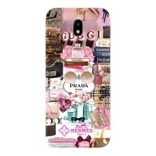 Чохол (Dior, Prada, YSL, Chanel) для Samsung Galaxy J7 2017 (J730F европейская версия) (Брендb)