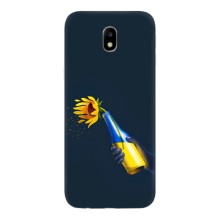 Чехол для Патриота Украины Samsung Galaxy J7 2017 (J730F европейская версия) - (AlphaPrint) (Коктейль молотова)