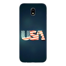 Чехол Флаг USA для Samsung Galaxy J7 2017 (J730F европейская версия) – USA