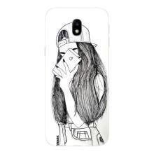 Чохол з друком для Samsung Galaxy J7 2017 (J730F европейская версия) - (Мода) (AlphaPrint) (Фото дівчини)