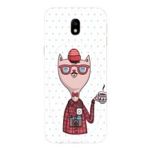 Чехол на тематику: Коты для Samsung Galaxy J7 2017 (J730F европейская версия) – Кот аристократ