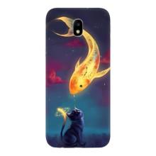Чехол на тематику: Коты для Samsung Galaxy J7 2017 (J730F европейская версия) – Встреча