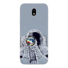 Чохол NASA для Samsung Galaxy J7 2017 (J730F европейская версия) (AlphaPrint) (Космонавт фото)