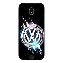 Чохол "Фольксваген" для Samsung Galaxy J7 2017 (J730F европейская версия) – Volkswagen на чорному