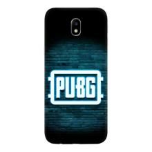 Чеjхол PUBG для Самсунг J7 2017, J7 европейська версія (AlphaPrint) (Лого PUBG)