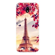 Чехол с Эйфелевой башней на Samsung Galaxy J7 2017 (J730F европейская версия) – Paris photo