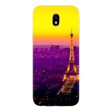 Чехол с Эйфелевой башней на Samsung Galaxy J7 2017 (J730F европейская версия) – Яркая башня