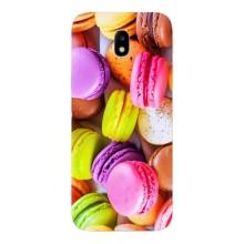 Чехол с изображением  вкусной еды для Samsung Galaxy J7 2017 (J730F европейская версия) – Макаруны