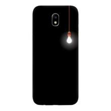 Чохол з картинками на чорному фоні для Samsung Galaxy J7 2017 (J730F европейская версия) – Лампочка