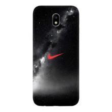 Чохол для Samsung Galaxy J7 2017 (J730F европейская версия) - з принтом Найк (AlphaPrint) (Найк червоний)