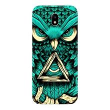 Чохол з пташками на Samsung Galaxy J7 2017 (J730F европейская версия) (VPrint) (Сова з оком)