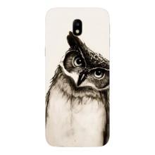 Чохол з пташками на Samsung Galaxy J7 2017 (J730F европейская версия) (VPrint) (Сова)