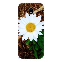 Чохол з ромашками на Samsung Galaxy J7 2017 (J730F европейская версия) – Біла ромашка