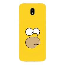 Чjхол з Сімпсонами для Samsung Galaxy J7 2017 (J730F европейская версия) (VPrint) (Гомер)