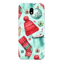 Чехол Санта Клаус для Samsung Galaxy J7 2017 (J730F европейская версия) (Одежда)