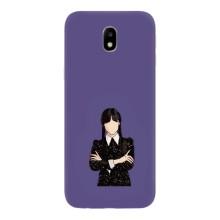 Чохли Венсдей на Samsung Galaxy J7 2017 (J730F европейская версия) Уенсдей (AlphaPrint) (Венздей у чорному)