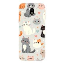 Чехол с рисунком кот на Samsung Galaxy J7 2017 (J730F европейская версия) – Коллаж котов