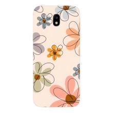 Чехол с цветочным принтом на Самсунг Джи7 2017, Джи7 Европейская версия – Разноцветные цветы