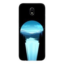 Летний Чехол на Samsung Galaxy J7 2017 (J730F европейская версия) – Синий Водопад