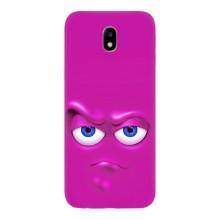 Силиконовые Чехлы (смешные стикеры) для Samsung Galaxy J7 2017 (J730F европейская версия) – Хитрая мордочка