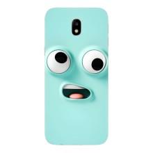 Силиконовые Чехлы (смешные стикеры) для Samsung Galaxy J7 2017 (J730F европейская версия) – мордочка