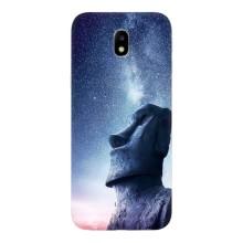 Силиконовые Чехлы (смешные стикеры) для Samsung Galaxy J7 2017 (J730F европейская версия) – Статуя