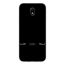 Силиконовый бампер с картинкой машины на Samsung Galaxy J7 2017 (J730F европейская версия) – Силует Audi