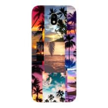 Силиконовый чехол с КАРТИНКАМИ лето для Samsung Galaxy J7 2017 (J730F европейская версия) (AlphaPrint) – Летний отпуск